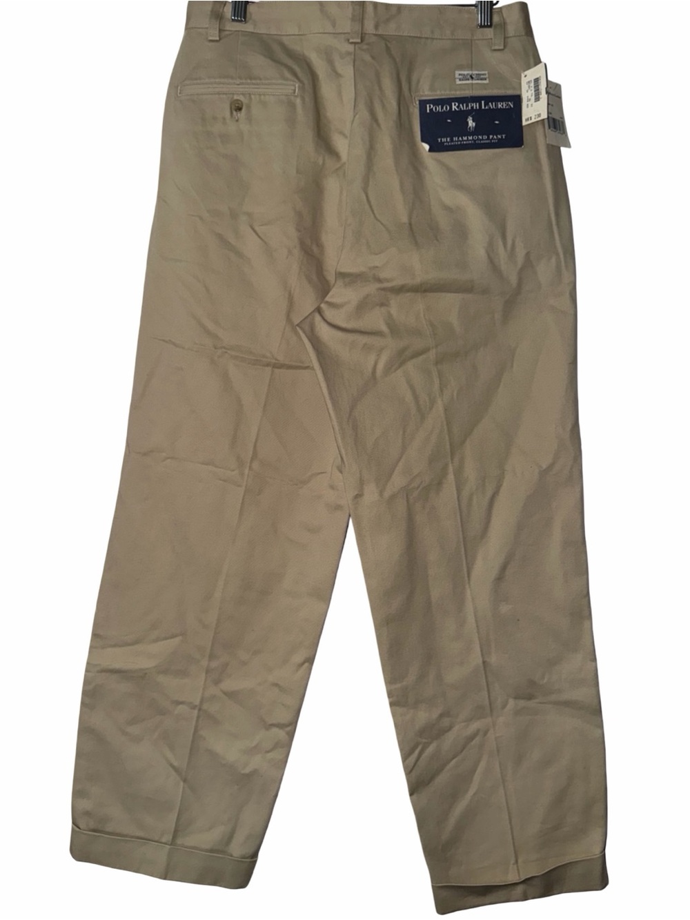 Polo Ralph Lauren Vintage Pleated Khaki Pants Sz 33